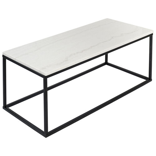 Столик журнальный mayen, 90х40 см, белый/черный