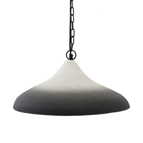 Светильник подвесной sustainable collection, D44х19 см, черный/б 7
