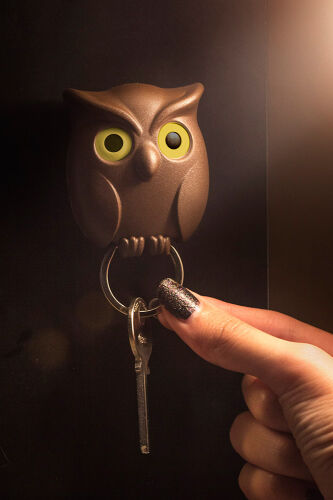Держатель для ключей night owl, коричневый 3