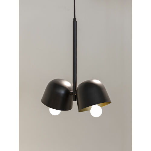 Светильник потолочный enkel kopp, 38х15х43 см, черный/золотистый 4