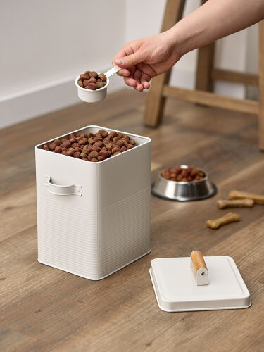 Банка для хранения универсальная irmel, 6,2 л, с ложкой, молочна 2