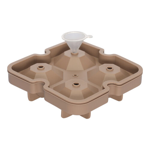 Форма для льда ice diamond, пепельно-розовая 2