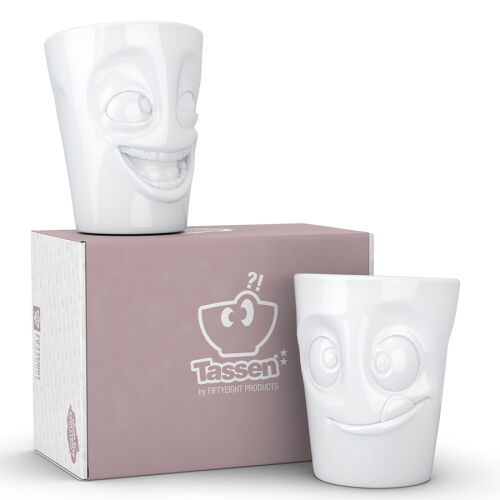 Набор кружек joking & tasty, 350 мл, белый, 2 шт. 3 Набор кружек joking & tasty, 350 мл, белый, 2 шт. 3