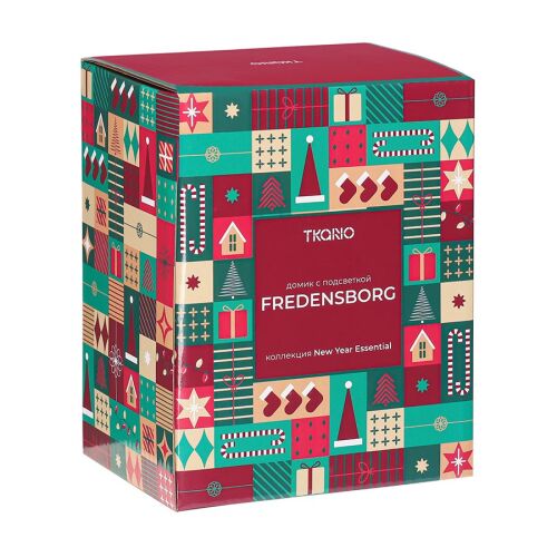 Домик с подсветкой fredensborg из коллекции new year essential,  6