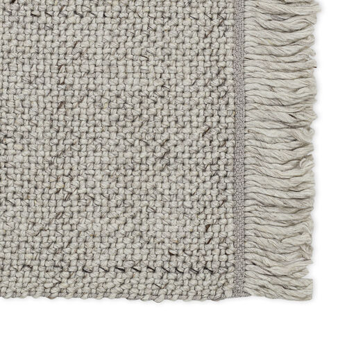 Ковер из переработанного пластика светло-серого цвета из коллекц 6