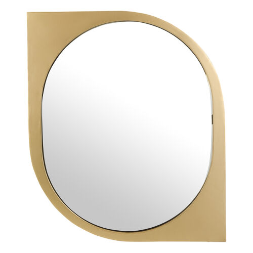 Зеркало настенное halver, 79,5х51,8 см, золотое