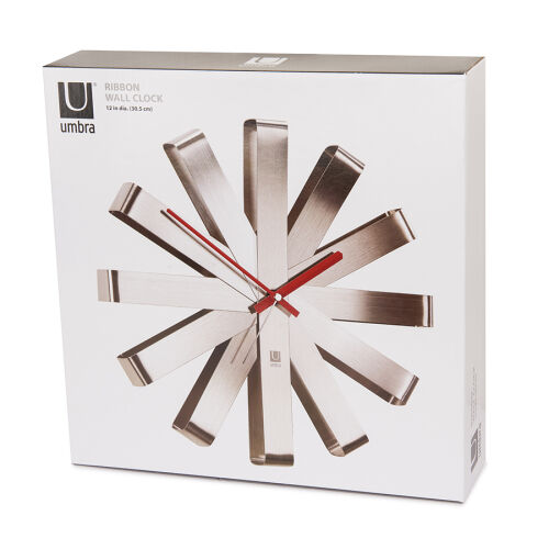 Часы настенные ribbon, D31 см, сталь 5 Часы настенные ribbon, D31 см, сталь 5