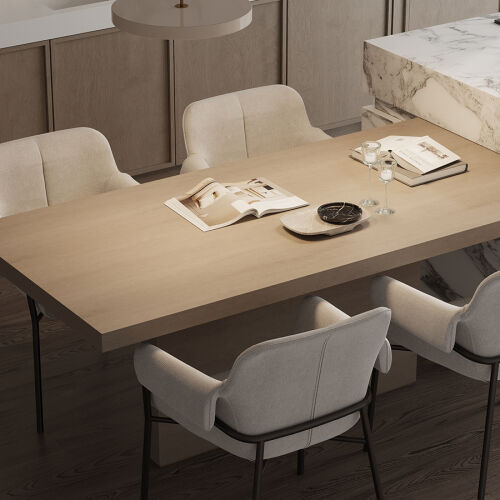 Стул aline, шенилл, светло-серый 4