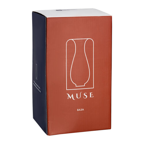 Ваза muse, 22 см, индиго 7