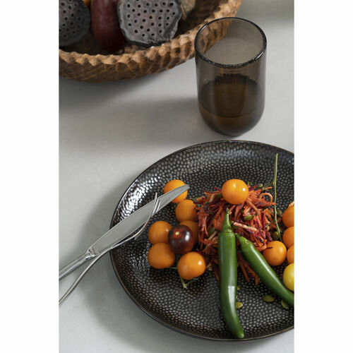 Набор обеденных тарелок dots, D26 см, черные, 2 шт. 3