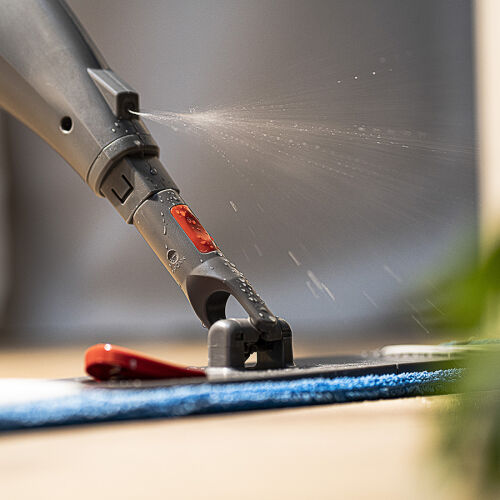 Швабра для мытья пола с распылителем, телескопической ручкой 130 7