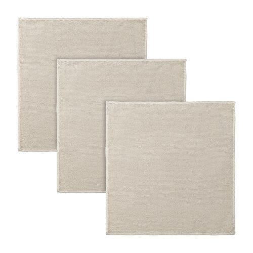 Набор салфеток из микрофибры cozy clean, 30х30 см, бежевые, 3 шт.