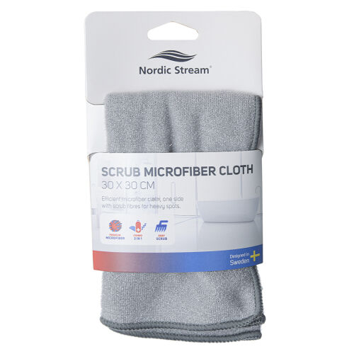 Тряпка из микрофибры двусторонняя 30х30 см 4