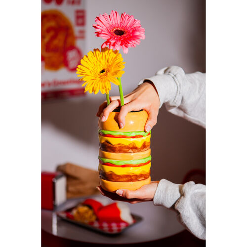 Ваза для цветов fast food, burger, 18 см 4 Ваза для цветов fast food, burger, 18 см 4
