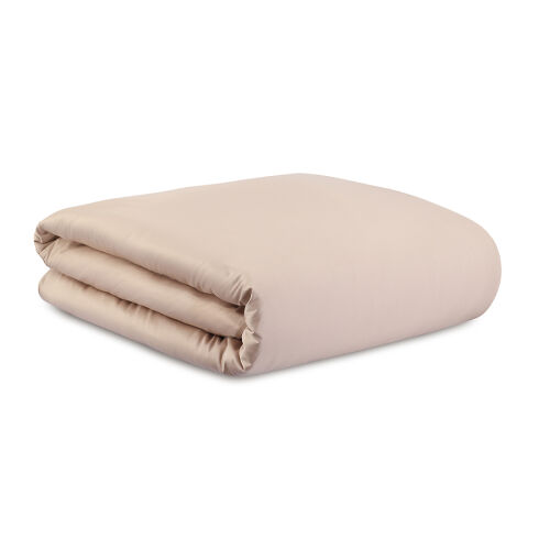 Комплект постельного белья из премиального сатина бежевого цвета 5