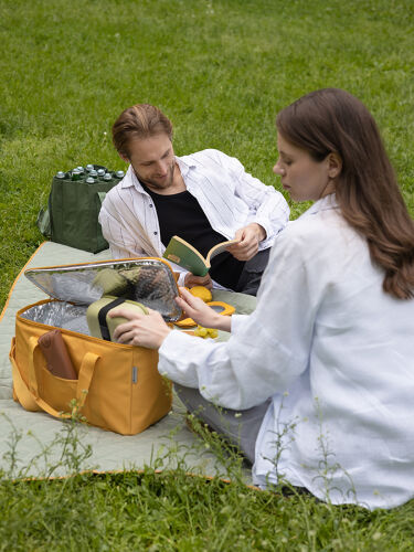 Термосумка для пикника smart picnic, l, горчичная 1 Термосумка для пикника smart picnic, l, горчичная 1