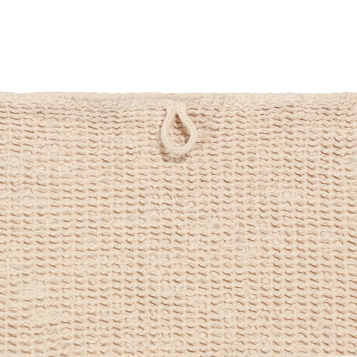 Полотенце банное из умягченной вафли кремового цвета из коллекци 7