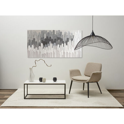 Столик журнальный mayen, 90х40 см, белый/черный 1