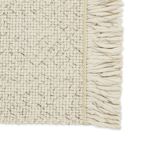 Ковер из переработанного пластика бежевого цвета из коллекции et 6