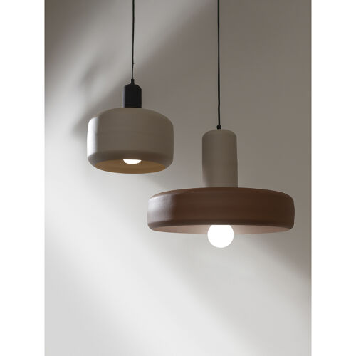 Светильник подвесной juko, D28х32 см, черный/бежевый 2