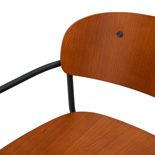 Стул с подлокотниками torfrid, орех 6