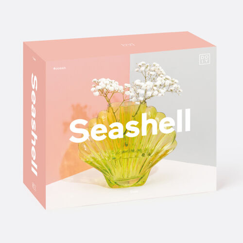 Ваза для цветов seashell, 18,5 см, зеленая 6
