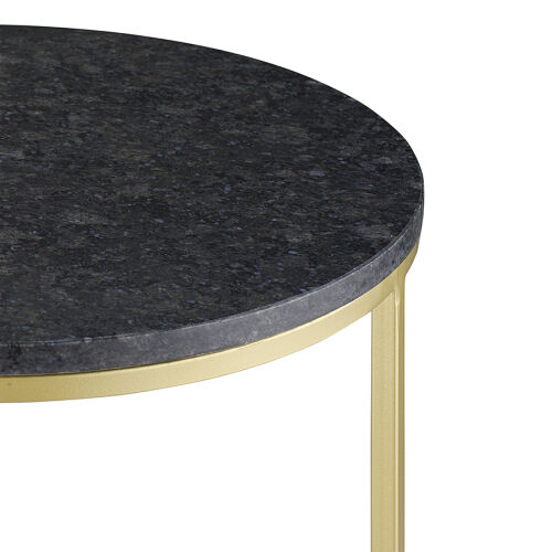 Набор из 2-х кофейных столиков hans, D40 см и D50 см, черный мра 6