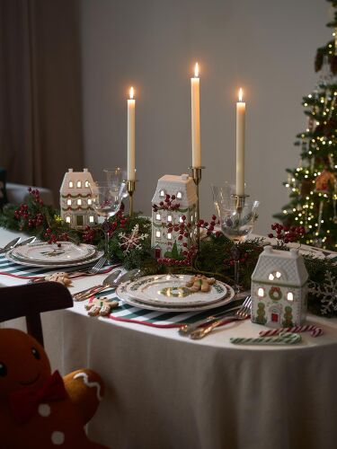 Салфетка под приборы trendy christmas зеленого цвета из коллекци 4