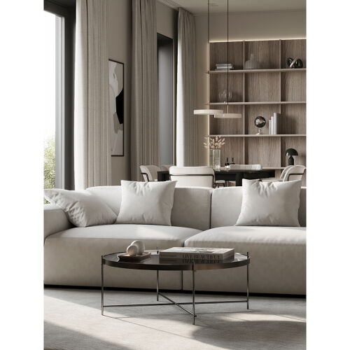 Столик josen, D85 см, черный 2