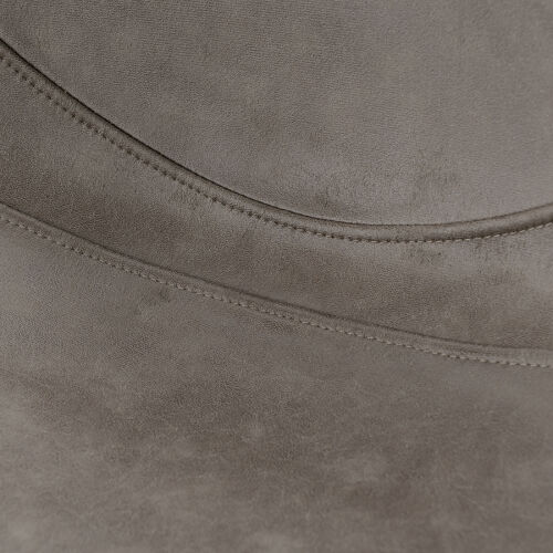 Стул барный hugh, экокожа, серо-коричневый 3