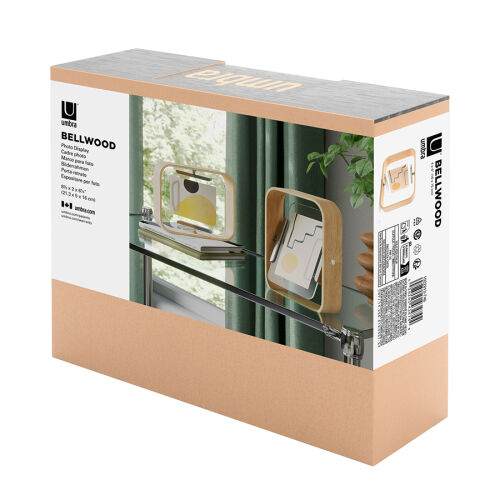 Фоторамка двусторонняя bellwood,16х22 см, натуральное дерево 7