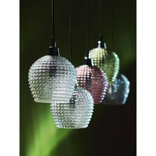 Светильник подвесной каскадный aurora, 110х18 см, сливовый/зелен 5