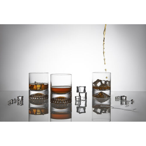 Набор стаканов для виски genty ribbs, 240 мл, 2 шт. 1