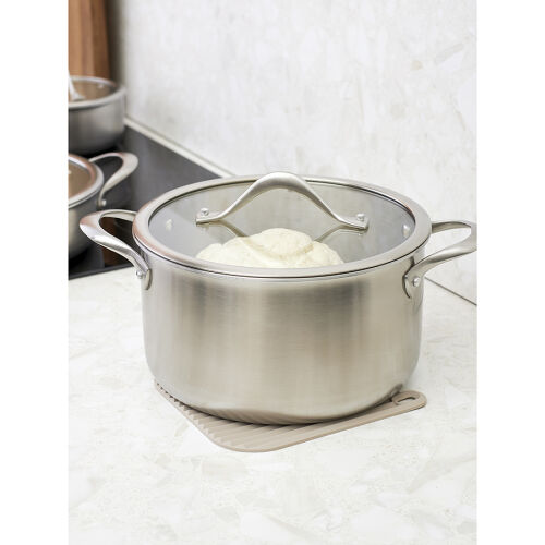 Подставка-прихватка под горячее smart helper, 19х18 см, бежевая 5