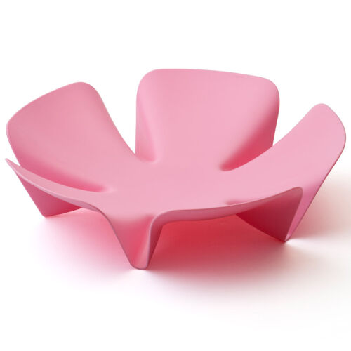 Ваза для фруктов flower, розовая 5