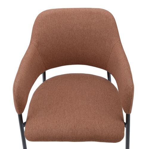 Стул wendy, рогожка, терракота 2