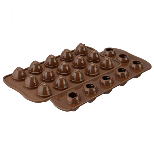 Форма для приготовления конфет choco spiral силиконовая 8