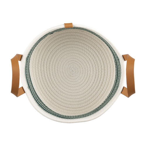 Корзина для хранения helly D30х15 см, бежевая/зеленая 4 Корзина для хранения helly D30х15 см, бежевая/зеленая 4