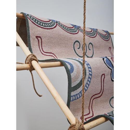 Ковер из хлопка по мотивам эвенских орнаментов из коллекции cult 5