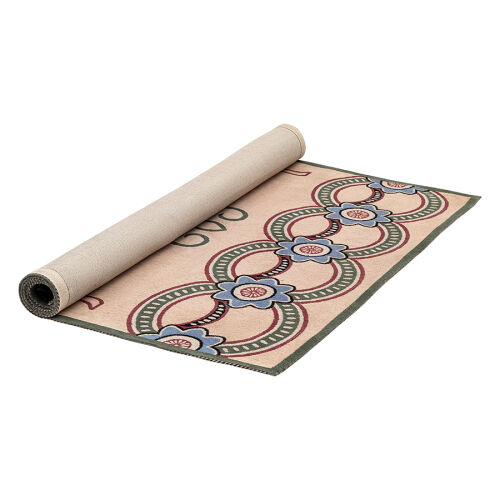 Ковер из хлопка по мотивам эвенских орнаментов из коллекции cult 5