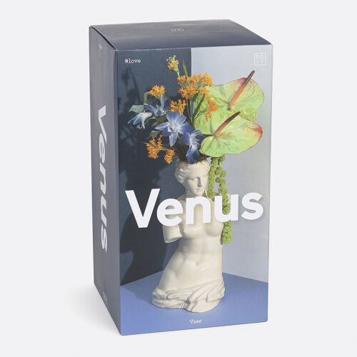Ваза для цветов venus, 31 см, белая 7