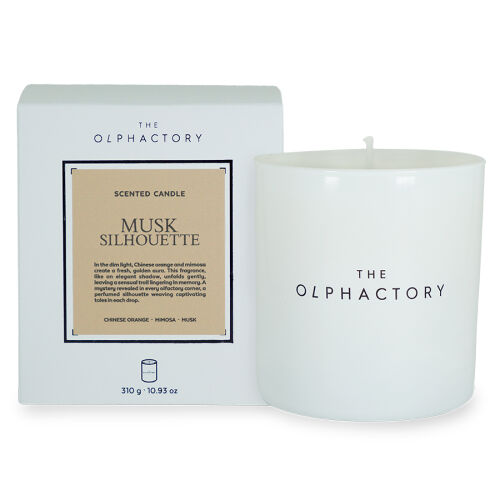 Свеча ароматическая the olphactory, white insignia, musk silhoue 1 Свеча ароматическая the olphactory, white insignia, musk silhoue 1
