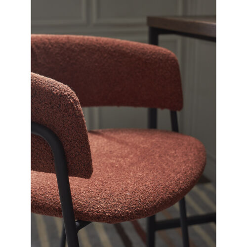 Стул барный helning, букле, терракота 5