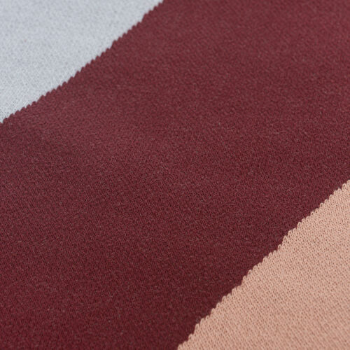 Плед из хлопка с рисунком tulip field из коллекции terra, 130х18 5