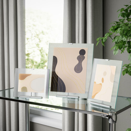 Фоторамка flute, 20х23 см, хром 3