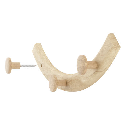 Вешалка настенная slinka, натуральное дерево 2