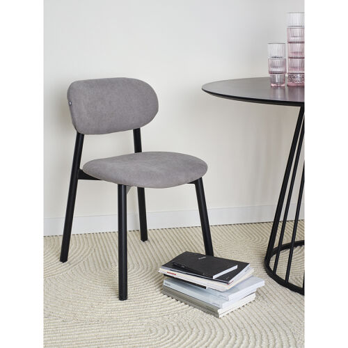 Стул round, рогожка, дымчато-серый 3