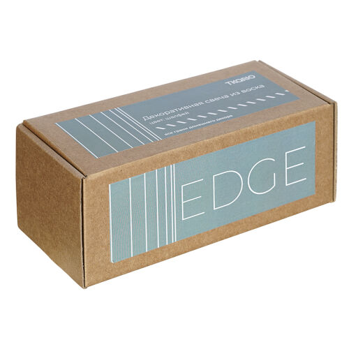 Свеча декоративная цвета шалфея из коллекции edge, 16,5см 3 Свеча декоративная цвета шалфея из коллекции edge, 16,5см 3