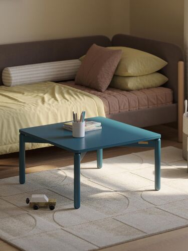 Столик кофейный saga, 75х75 см, сине-зеленый 6