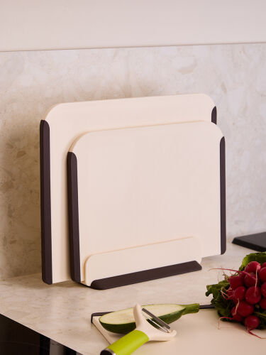 Доска разделочная smartchef, 40х31 см, бежевая/бордовая 4